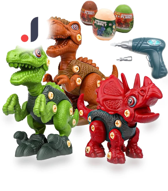 Electric Drill Dinosaur Assembly Kit — Construction Kits, YRstudio