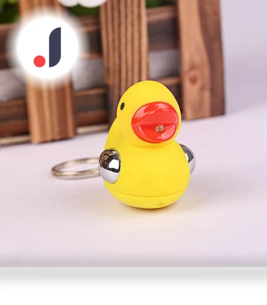 Electric Shocking Keychain with Duck — , Andrew Leisure