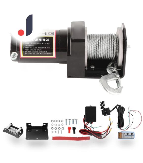 Electric Tow Winch with Remote Control — Remote Control Systems, TOMTOP JMS