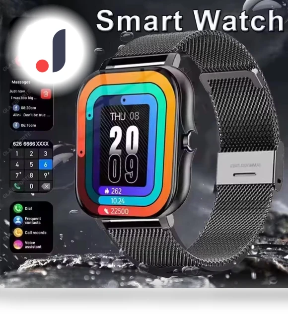 Full Touch Amoled BT Call Sport Smartwatch — Smartwatches, 3CC Smart Watch