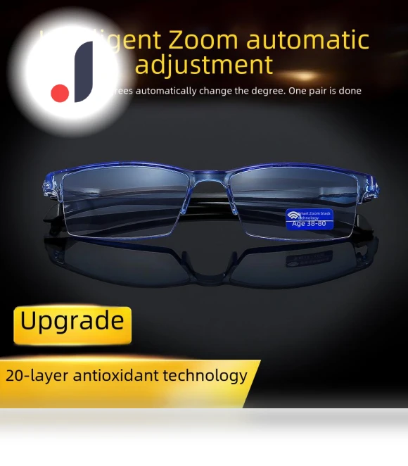 HD Reading Glasses with Blue Light Protection and Auto-Zoom — Reading Glasses, VantaGoods