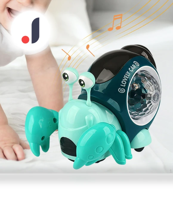Interactive Touch Toy Hermit Crab — Infant & Early Childhood Playthings, baby and kids