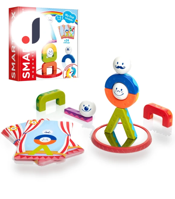 Magnetic Toy Acrobatics with Task Cards — Construction Kits, Smartmax