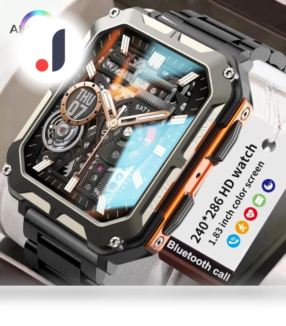Military Waterproof Smart Watch — Smartwatches, Tiktop2