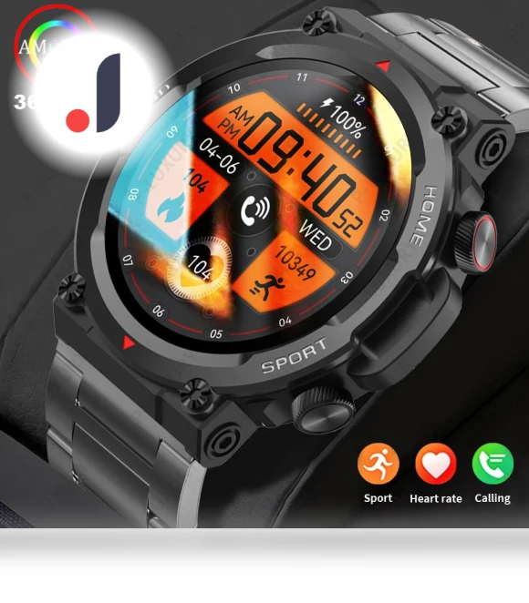 Outdoor Military Bluetooth Call Sport Smartwatch — Smartwatches, Tiktop2