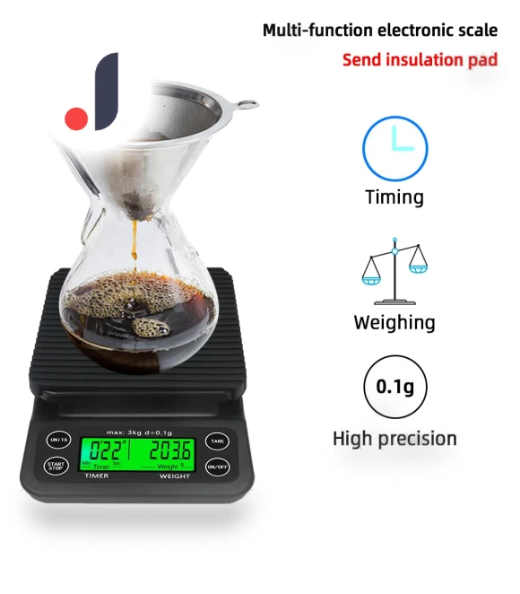 Smart Coffee Scale — Weight Management Tools, DC-HOME Textile