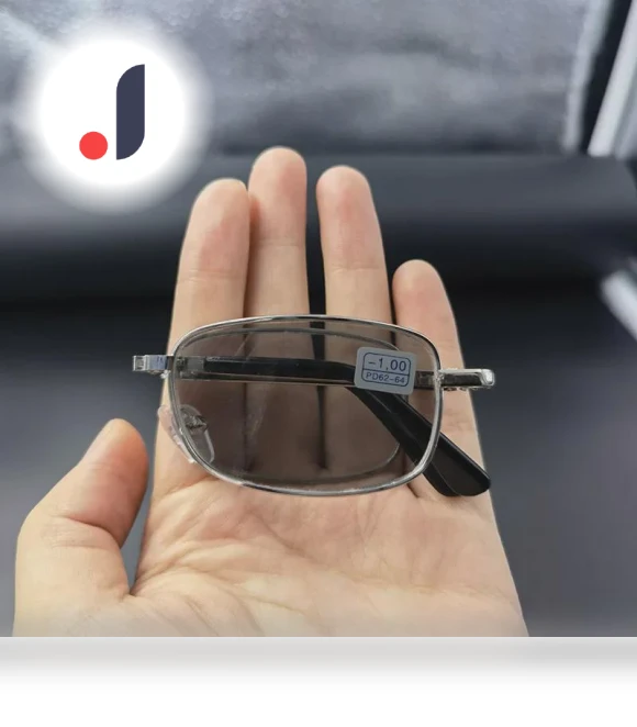 Smart Foldable Glasses for Myopia with Adjustable Color — Smart Glasses, CrossCart