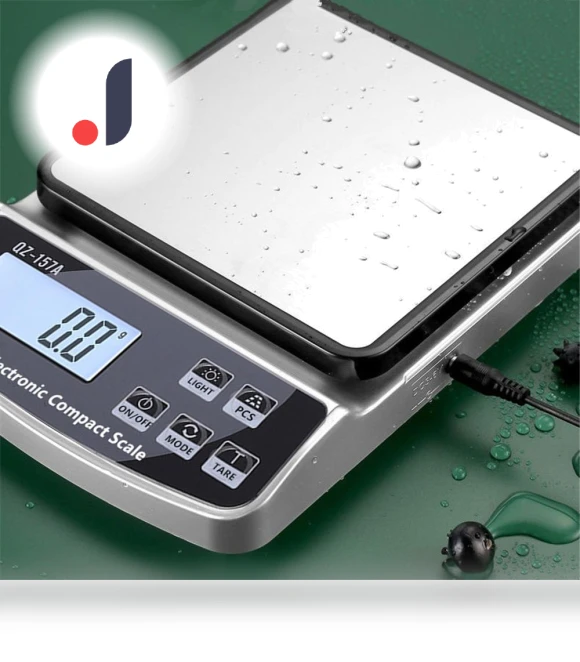 Smart Kitchen Scale with Calibration — Precision Weighing Solutions, DC-HOME Textile