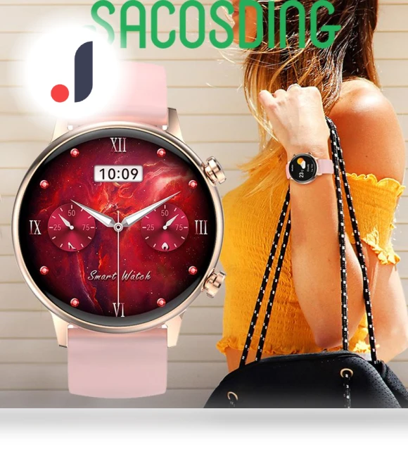 Smart Watch for Women with NFC and Menstrual Monitor — Smartwatches, Tiktop2