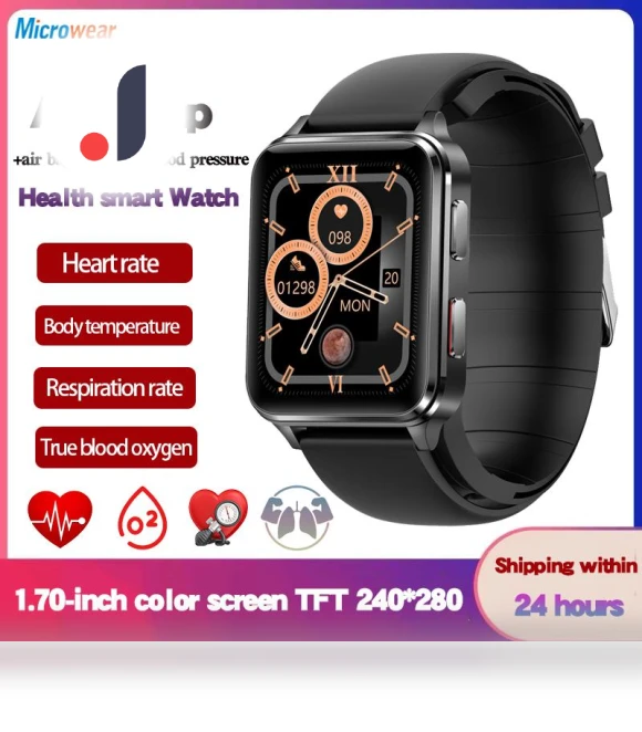 Smart Watch with Blood Pressure Monitor — Smartwatches, Tiktop2