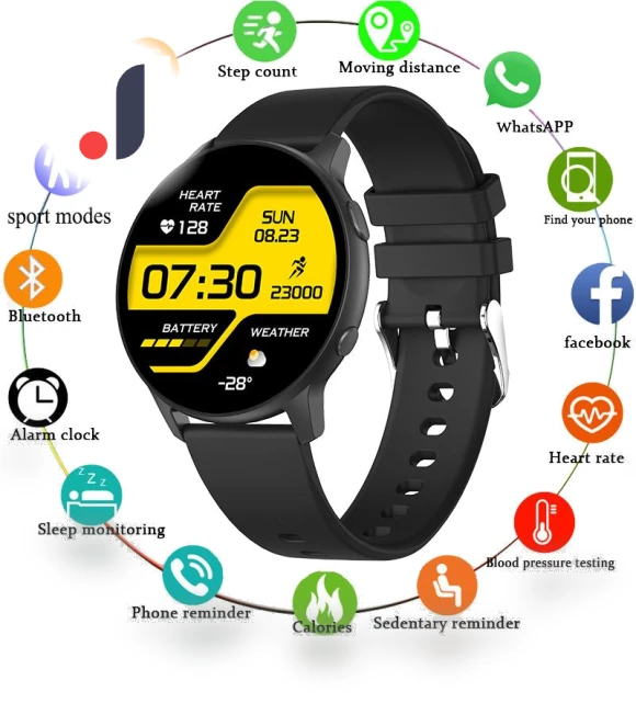 Smart Watch with Heart Rate Monitor — Smartwatches, Tiktop2