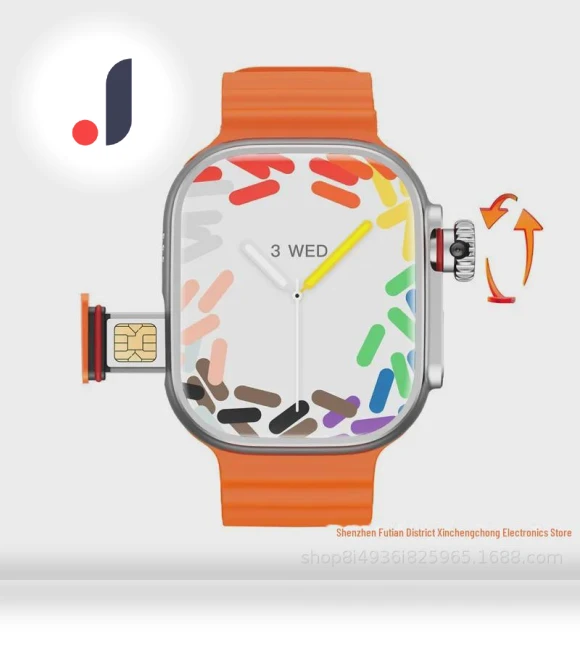 Smart Watch with Rotating Camera and Phone Functions — Wearable Accessories, StrideBox
