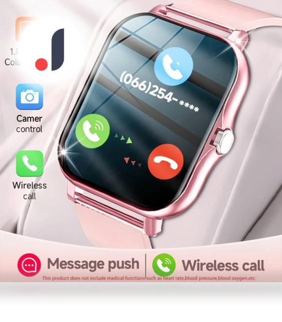 Smart Watch with Wireless Calls Support — Smartwatches, Power gears