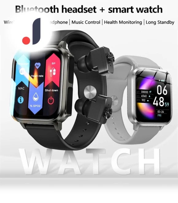 Smart Watch with Wireless Earbuds — Wearable Accessories, Tiktop2