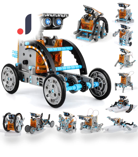 Solar Robot Kit Science STEM Toy — Solar Power, Lucky Doug