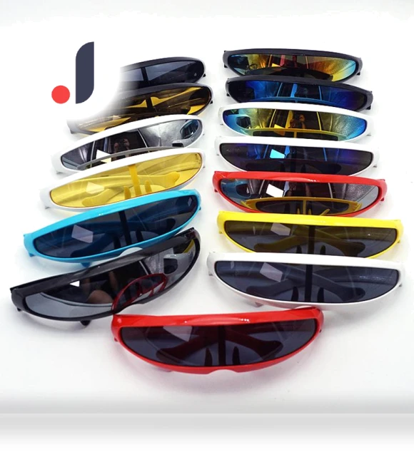 Unisex Robot Sunglasses with Laser Lenses — Eyewear Collection, kuanhong