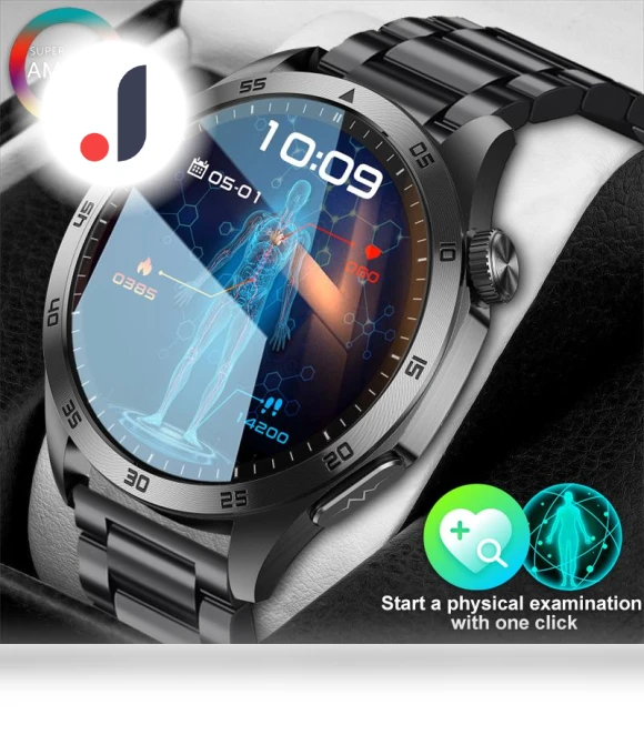 AMOLED Smartwatch with Health Monitoring — Smartwatches, SACOSDING