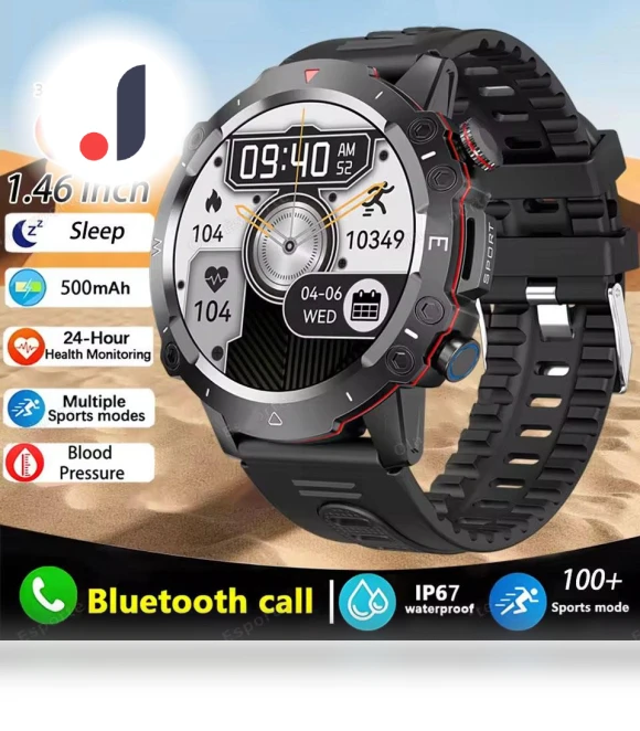 AMOLED Sports SmartWatch — Smartwatches, 3CC Smart Watch