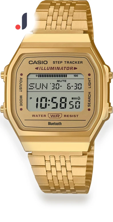 Digital Watch with Mobile Link Bluetooth and Step Tracker — Wearable Accessories, Casio