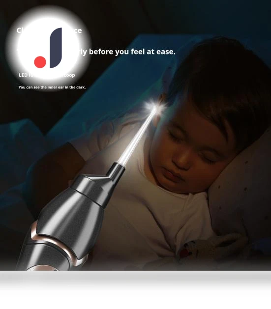 Electric Ear Wax Cleaner with LED Lights — Wax Removal, SuNace