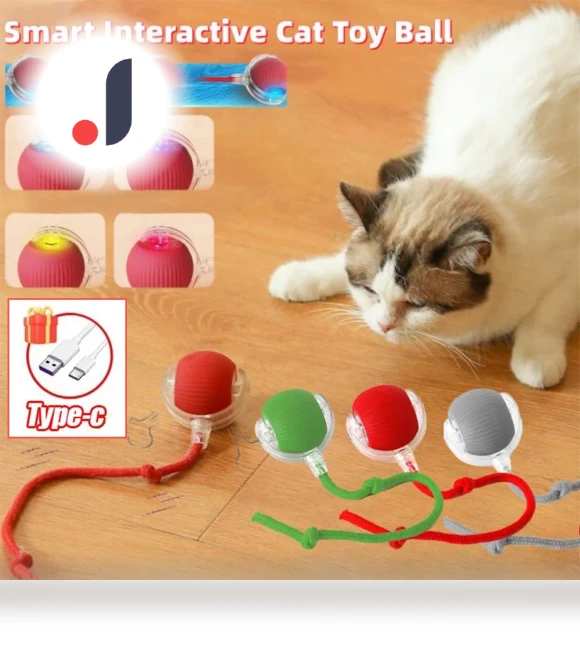 Interactive Silicone Ball for Cats — Cat Playthings, YJMP Top