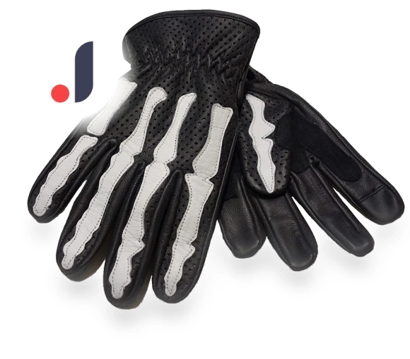 Leather and Mesh Gloves with Smartphone-Compatible Design — Gloves, nicoJAPAN
