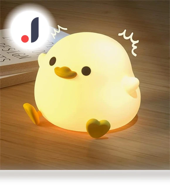 LED Night Light with Cute Bean and Duck — Night Lights, SURTOP