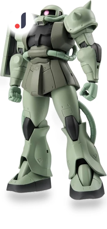 Mobile Suit Gundam Zaku Painted Movable Figure — Dolls & Figures, TAMASHII NATIONS