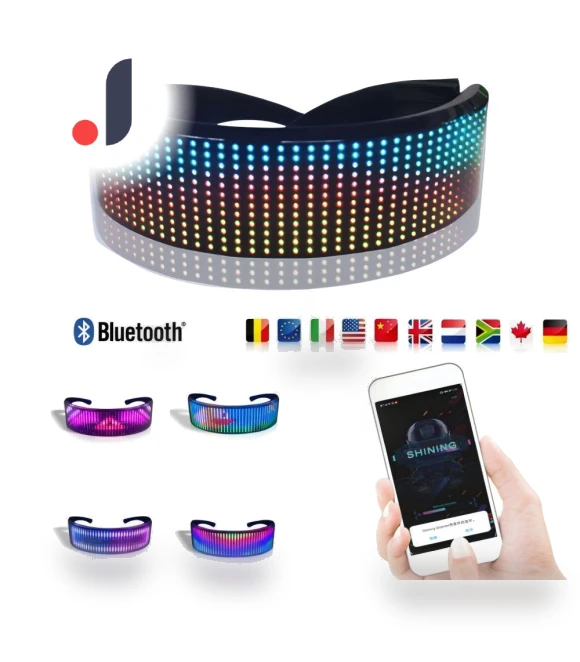 RGB LED Bluetooth Glasses — Smart Glasses, Explorer Outdoors