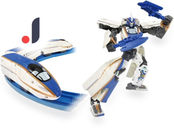 Shinkansen E7 Shiny Blue Transforming Robot — , Select Items Norisuke
