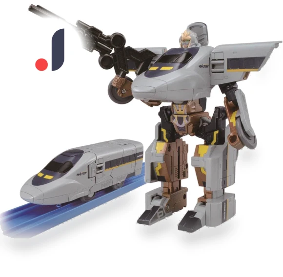 Shinkansen Transforming Robot Shinkalion 700 Hikari Rail Star — Toy Vehicles, Tomy