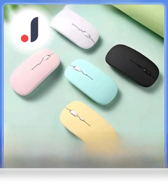 Silent Rechargeable 2.4G Wireless Bluetooth Mouse with Cartoon Pattern — Mouse Pads, Computer boost