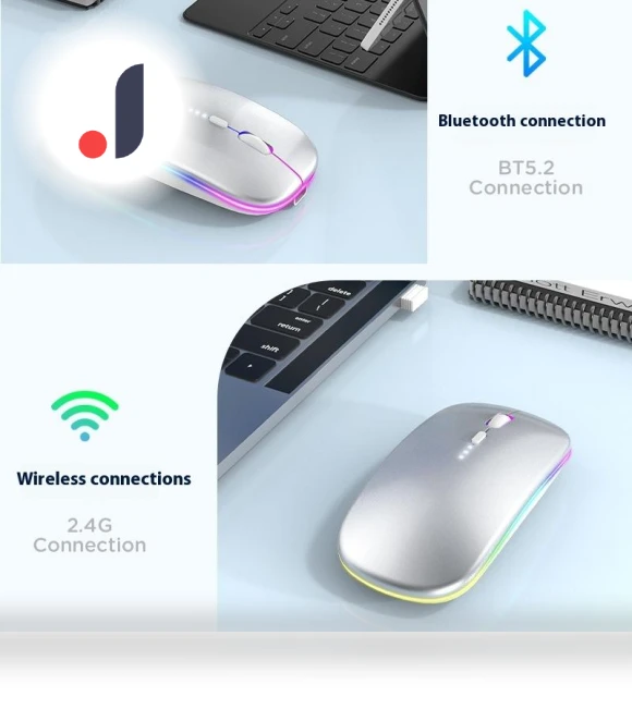 Silent Type C Bluetooth Charging Mouse — Mouse Pads, Uav parts center