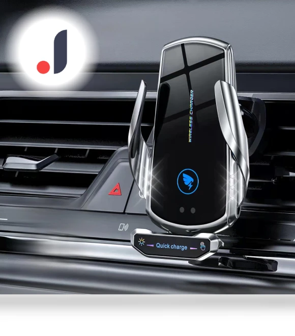 Smart Induction Wireless Car Phone Holder — Dashboard Installation Kits, VividTrove