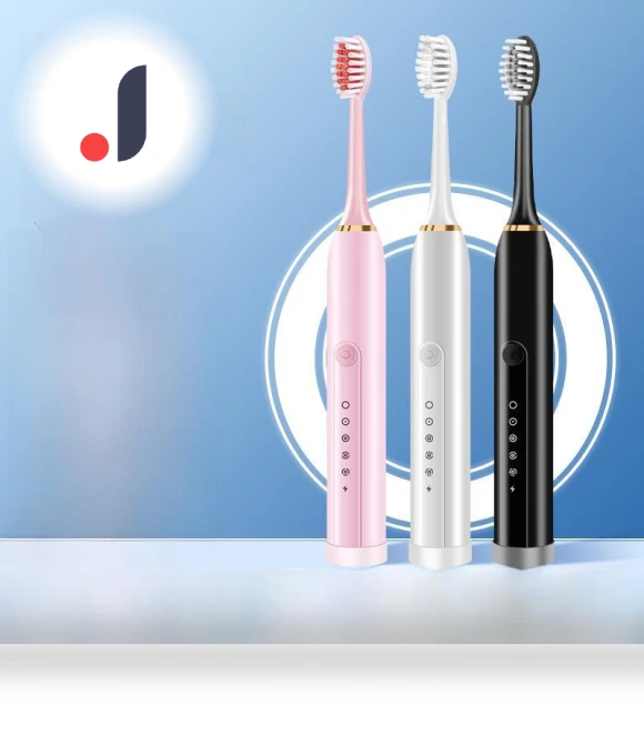 Smart Rechargeable Electric Toothbrush with Soft Whitening Bristles — Electric Toothbrush Heads, Perfect choice for your home