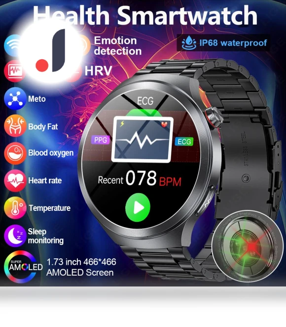 Smart Watch with ECG+PPG — Smartwatches, SACOSDING