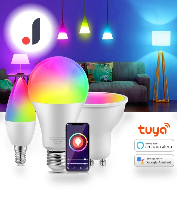 Smart WiFi LED Lamp — LED, Tuya