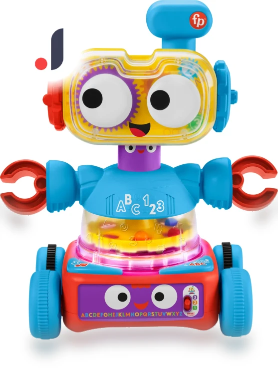 Spin and Learn Robot Kurukuru — Interactive Learning Devices, Fisher Price