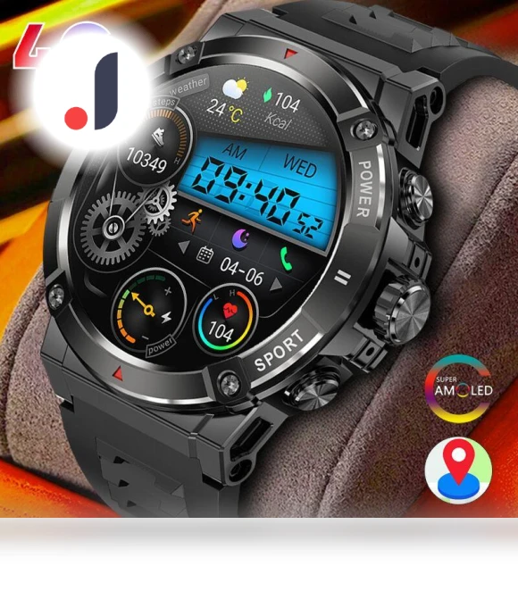 Sports Smart Watch with Heart Rate Monitor — Smartwatches, SACOSDING