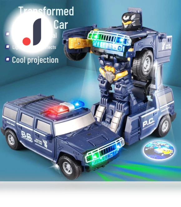 Transforming Police Car Robot Toy — Toy Vehicles, Shoes Arena