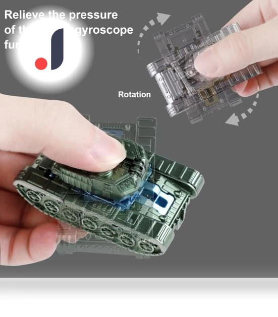 Transforming Robot Tank Spinner — Stress Relievers, HOMAVA