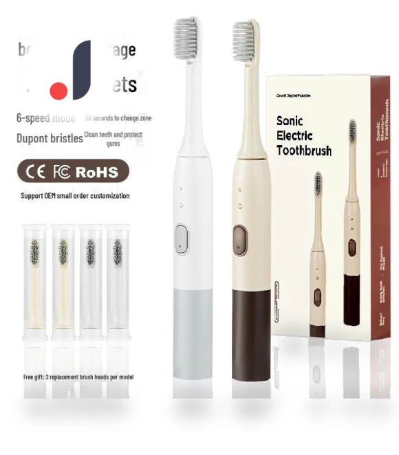 USB-Rechargeable Smart Toothbrush with Soft Bristles — Dental Hygiene Essentials, Dental Clinic