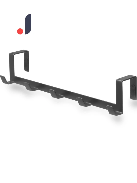 Wide Black Door Hook — , Yamazaki Jitsugyo