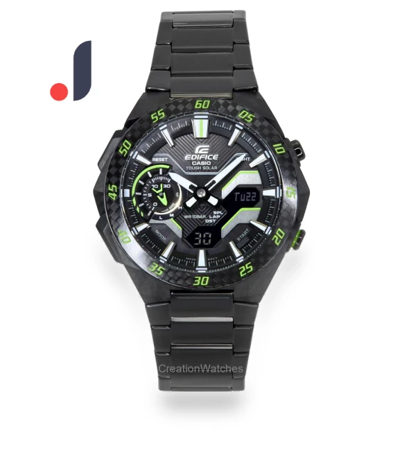 Windflow Analog Digital Smartphone Link Black Dial Tough Solar Men's Watch — Smartwatches, Casio