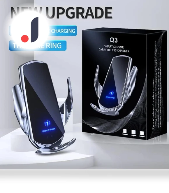 Wireless Car Charger with Automatic Clamp — Chargers, Fast charging