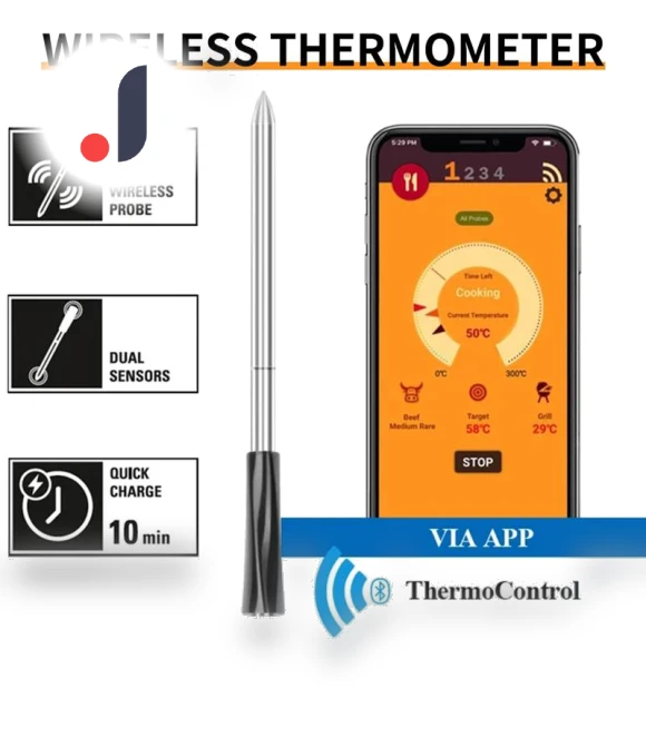 Wireless Meat Food Thermometer — Thermometers, Daily necessities-V