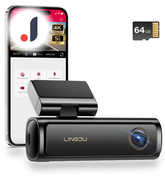 4K Car Dash Cam — Dashboard Cameras, LNDU