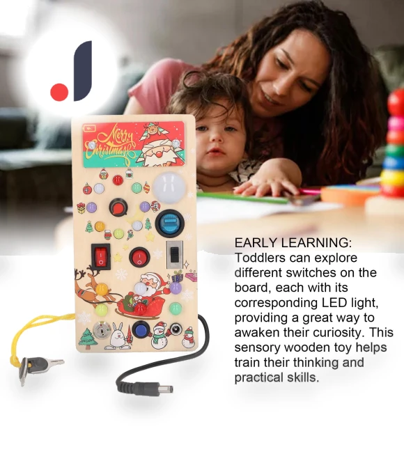 Baby Board with 8 LED Switches — Infant & Early Childhood Playthings, RC-Z