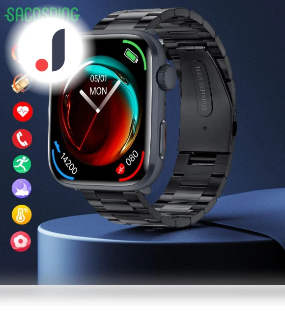 Bluetooth Call Fitness Tracker — Smartwatches, SACOSDING