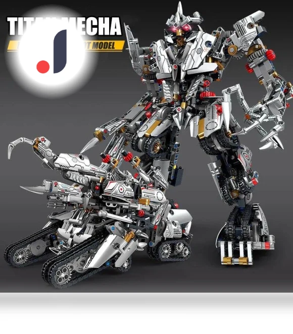 Deforming Robot Warrior Building Blocks — Construction Kits, KAZI